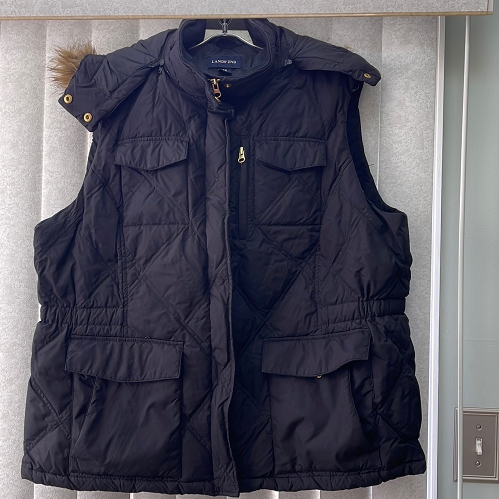 Lands’ End Women’s Goosedown Vest 2X